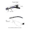 4 Pairs Reading Glasses, Blue Light Blocking Glasses, Computer Glasses Women Men, Fashion Rectangle Eyewear Frame，Reading glasses men