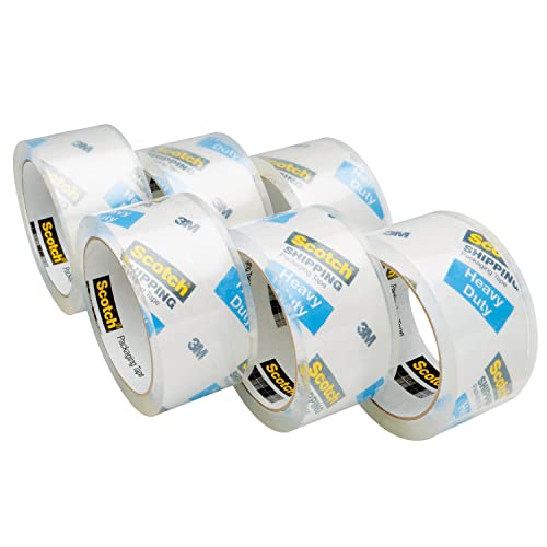 Scotch Heavy Duty Shipping Packaging Tape 48mm x 50m 2350-6 (Pack of 6)