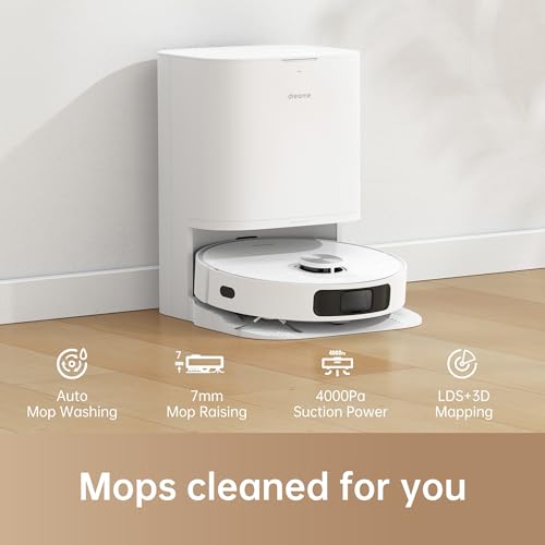 Dreame L10 Prime Robot Vacuum and Mop Cleaner. 4000Pa Suction Power LiDAR Navigation Ultrasonic Carpet Detection with Auto Mop Cleaning and Drying