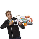 Hasbro NERF Modulus - Tri Strike Blaster inc Barrel Extension, Missile Launcher, 14 official Elite Darts & 1 Missile - Kids Toys & Outdoor games - Ages 8+