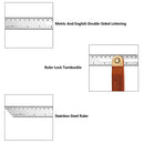 Adjustable Carpentry Square Bevel Gauge, T Bevel Angle Finder Craft Bevel Tool for Craftsman Carpenter Architect Engineer Woodworking