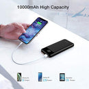 Charmast Power Bank 20W PD &QC 3.0, 10400mAh Slim USB C Portable Charger, LED Display External Battery Charger with 2 Input and 3 Output, Compatible with iPhone12/Pro, Samsung, Tablets and More