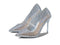 Steve Madden Various Clear Sexy Stiletto Rhinestone Embellished Spike Pumps (Clear, 7), Clear, 7 US
