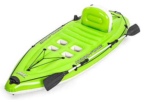 Bestway BW65097 Hydro-Force Koracle, Inflatable Fishing Kayak, 8'10" x 39", Green