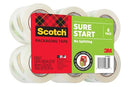 Scotch DP-1000RF6 Sure Start Packaging Tape, 1.88 Inches x 900 Inches, 1 1/2 inch core, Pack of 6