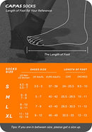 CAPAS 2mm Neoprene Waterproof Socks, Water Shoes Beach Volleyball Sand Proof Socks, Wetsuit Snorkel Socks Keep Warm for Men Women