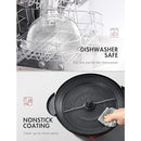 Popcorn Machine, 2 in 1 Popcorn Popper maker, 6 Quart/24 Cup, Nonstick Plate, 850W Electric Stirring with Quick-Heat Technology, Cool Touch Handles, Thicken Transparent Cover, Dishwasher Safe