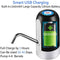 Myvision Automatic Drinking Water Pump ,USB Charging ,Portable Electric Water Dispenser Switch for Universal 5 Gallon Bottle - Black