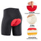 qualidyne Men's Mountain Bike Shorts 3D Padded Lightweight MTB Cycling Shorts with Loose Fit -Quick Dry
