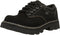 Skechers Women's Parties-Mate Oxford Shoes, Black Suede Leather, 7 US