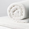 Tontine Pressure Relieving Memory Foam Mattress Topper Queen Bed Protector White