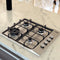 Tramontina Square 4 GX HE Safestop 60 Stainless Steel Gas Cooktop