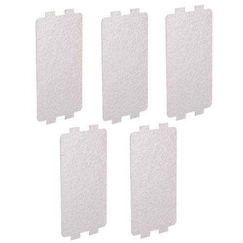 Microwave Oven Mica,5PCS Mica Waveguide Cover Microwave Oven Repairing Part Mica Plates Sheets for Electric Hair-Dryer Toaster Microwave Oven Warmer