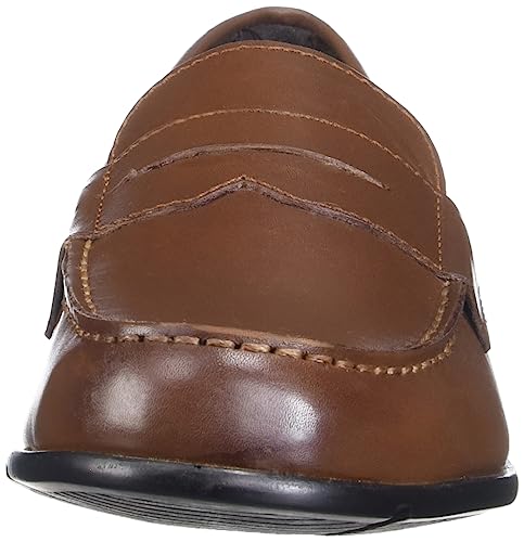 ROCKPORT Mens Classic Lite Penny Loafers-Shoes, Cognac, 9.5 US