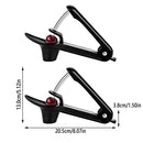 Cherry Pitter Pitter Fruit Pear Core Remover Black Quick Corer Pressure Cutter with Safety Lock Kitchen Aid for Removing Cherry Stones Pack of 2