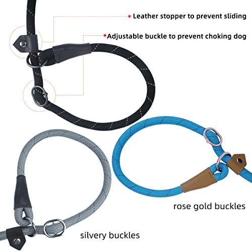 6FT Reflective Dog Slip Leash, Slip Lead Dog Leash, Slip Leads for Large Medium Dogs