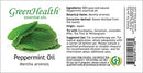 1 fl oz Peppermint Essential Oil (100% Pure & Uncut) - GreenHealth