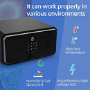 BOFON W-Series Security Box with Key, Safe Box,1.45 Cubic Fingerprint Password,Safety Boxes for Home