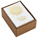 Hallmark Religious Boxed Christmas Cards Assortment, Gold Foil (48 Cards with Envelopes)