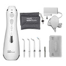 Waterpik Cordless Advanced Water Flosser WP-560 - 3 Pressure Settings - 360° Tip Rotation - 45 Seconds Water Capacity - Extra Quiet Design - 4x Flosser Tips - Dental Floss - Oral Hygiene - White