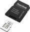Sandisk High Endurance microSDXC Card, SQQNR 128G, UHS-I, C10, U3, V30, 100MB/s R, 40MB/s W, SD adaptor, 2Y, White (SDSQQNR-128G-G)