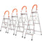 HORUSDY 3 Step Ladder Folding Aluminium Portable Multipurpose Household Lightweight Sturdy Anti-Slip 150KG Ladder Folding Step Ladder (3-Step)