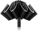 AUSDIN Folding Umbrellas-Windproof Umbrellas for Rain-Automatic Compact Umbrellas for Travel-Reinforced 10 Fiberglass Ribs Strong Enough for Heavy Rain or Snow-Double Vinyl layers UV Protection UPF50+