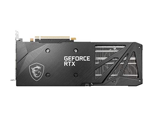 MSI Gaming GeForce RTX 3060 12GB 15 Gbps GDRR6 192-Bit HDMI/DP PCIe 4 Torx Triple Fan Ampere OC Graphics Card (RTX 3060 Ventus 3X 12G OC)