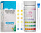 Gingersun 7 in 1 Aquarium Test Kit, Fish Tank Test Strips, 100 Strip Pack，Freshwater Aquarium Test Kit to Detect pH Nitrite Nitrate Chlorine Carbonate Total Alkalinity Hardness