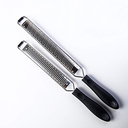 Zester Lemon Zester Parmesan Grater Stainless Steel, Protective Cover Dishwasher Safe