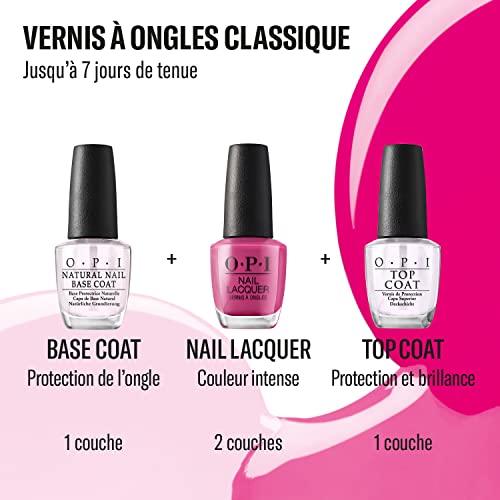 OPI Start to Finish Base and Top Coat Strengthener NT T71 by OPI for Women, 0.5 Ounce Nail Strengthener, 15ml