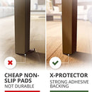 X-PROTECTOR Non-Slip Furniture Pads 16 PCS - 50 mm Premium Furniture Grippers! Best Self-Adhesive Rubber Feet for Furniture Feet - Ideal Non-Skid Furniture Pads - Keep Furniture in Place!