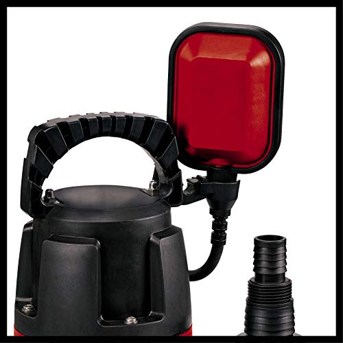 Einhell GC-DP 3580 LL Clean Water Pump | 350W Submersible Pump, 8000 L/H, Float Switch, 5M Cord | Low Level Electric Pump - Empty Hot Tubs, Inflatables And Swimming Pools Down To 1mm