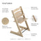 Stokke Evolutiv® Tripp Trapp High Chair Oak White