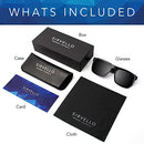 Sirvello Mens Sunglasses Women Polarised UV400 Protection Square