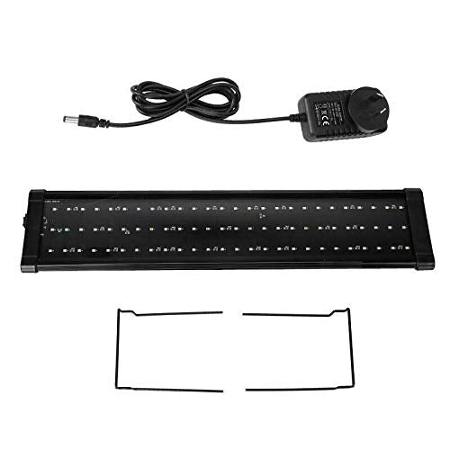 60 90cm Aquarium LED Light Lighting Full Spectrum Aqua Plant Fish Tank Lamp AU (90CM/129LEDS/25W)