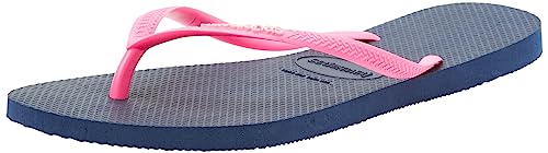 Havaianas Women's Slim Logo Flip Flops, Multicolor Pink 787, 10 US