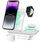 Wireless Charger 3 in 1 Wireless Charging Station Compatible with iWatch 9/Ultra/8/7/SE/6/5/4/3/2, Air Pod3/pro,iPhone 14 13 12 11 15 pro (max),Samsung Galaxy Z Flip/Z Fold/S23/S22 Note20/Galaxy Buds