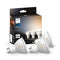 Philips Hue White Ambiance GU10 Pack of 3 3 x 350 lm, Dimmable, All Shades of White, Controllable via App, Compatible with Amazon Alexa (Echo, Echo Dot)