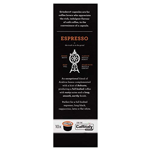 Grinders Espresso Caffitaly Coffee Capsules, 80 Pack