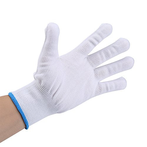 ThreeH Protective Gloves for Cutting Chopping Slicing Meat Processing Stainless Steel Cut Resistant Gloves GL09 L(One piece)