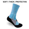 Disile Elite Basketball Socks, Cushioned Athletic Sports Crew Socks for Men & Women, 5 Pairs Sort C, Medium