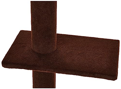 Cat Craft 12400301DCCOM Three Tier Floor-to-Ceiling Cat Tree, Dark Chocolate Brown