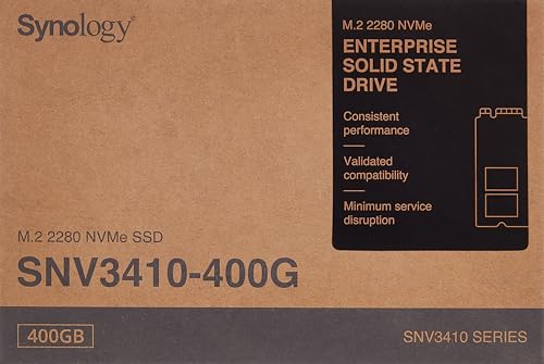 Synology SNV3000 Series SNV3410-400G M.2 NVMe Internal Solid State Drive