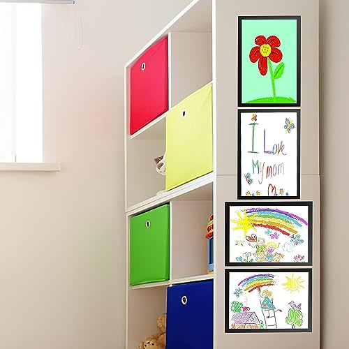 3 Pcs Magnetic Wall Sign Holder A4 Self-adhesive Plastic Picture Frames Double-sided Dispaly for Door Window Cupboard Shop Showroom Office Store