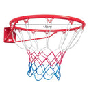 Centra Basketball Hoop Ring Rim Goal Net Toys Children Wall Mounted Outdoor Standard Size Steel 45CM Kids Adults