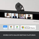Logitech Brio 300 Full HD Webcam with Privacy Shutter, Noise Reduction Microphone, USB-C, Ceritified for Zoom, Microsoft Teams, Google Meet, Auto Light Correction - Graphite