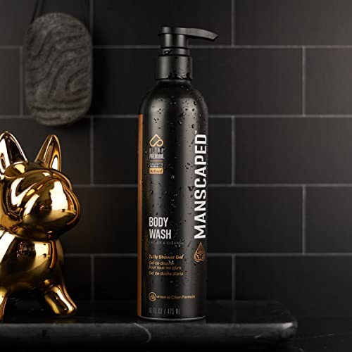 MANSCAPED™ Men’s UltraPremium Body Wash, Luxurious Clean Formula Infused with Aloe Vera and Sea Salt, Refreshing and Nourishing Daily Shower Gel for Hydrating Skin, (16 oz)