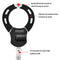 LEFELWEL Scooter Lock,Bike Chain Lock,Electric Scooter Locks Anti Theft for Electric Scooter Segway,Ninebot,Xiaomi, Razor and Bicycle Lock Cable Accessories, (LFW_LOCK)