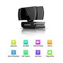 papalook Webcam 1080P, AF925 Autofocus Web Camera Full HD Video Stream, 65° Viewing Angle, Noise Canceling Microphone, Works with OBS, Skype, YouTube, Twitch, for PC/Mac/Laptop/Desktop/MacBook